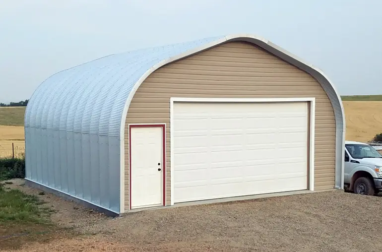 Garage, workshop Building with custom endwalls