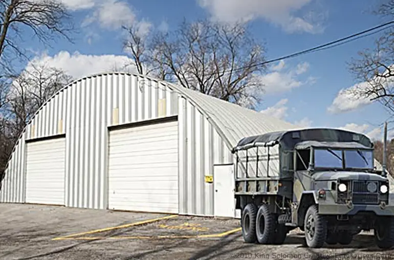 Steel building military buildings and public facilities