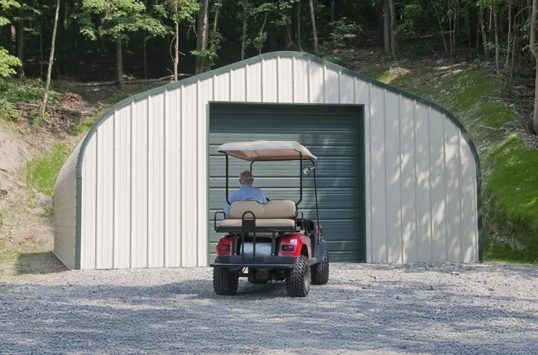 Garage, workshop Building with custom endwalls