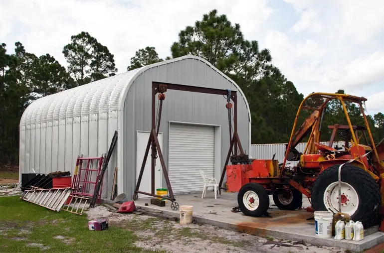 P-model construction repair shop